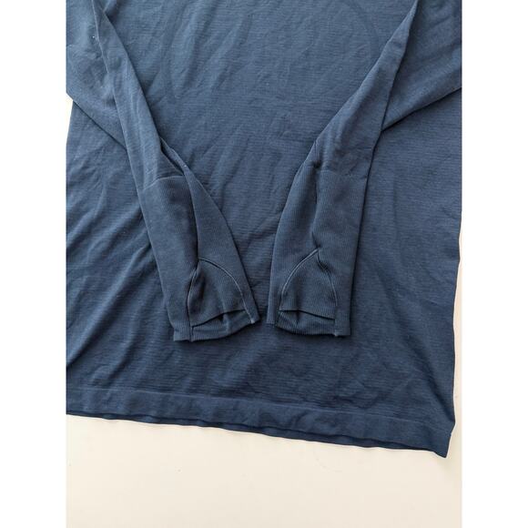 Lululemon navy long sleeve swiftly tech full length - size 8 - Picture 3 of 6